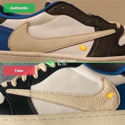 nike travis scott fragment fake vs real|travis scott jordan 1 false.